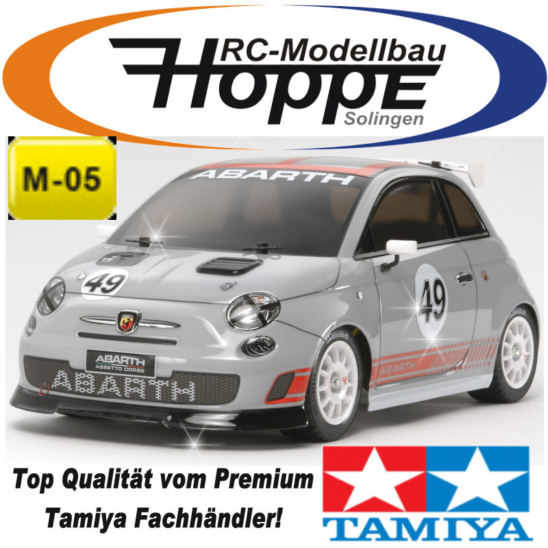 Tamiya Fiat Abarth 500 Asseto Corse M-05 58444